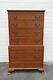 Traditional Carved Extra Tall Chest of Drawers by Rway 2036