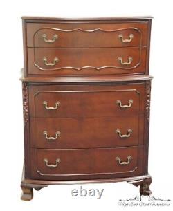 VINTAGE ANTIQUE Mahogany Traditional Duncan Phyfe Style 38 Chest of Drawers 930