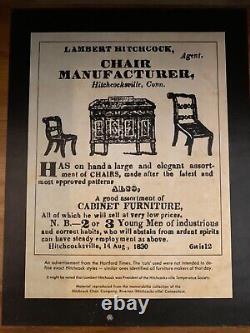 Valuable Antique Furniture-Lambert Hitchcock-complete bed set, original, 1800s