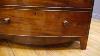 Victorian Antique Mahogany Bow Front Chest Of Drawers