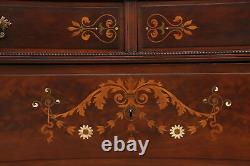 Victorian Antique Mahogany Dresser or Chest with Mirror, Pearl #49266