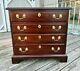 Vintage 1995 Henkel Harris Mahogany Small Side Accent Chairside 4 Drawer Chest
