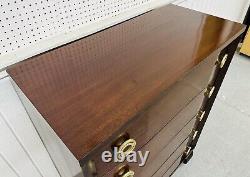 Vintage Art Deco Mahogany High Chest