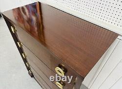 Vintage Art Deco Mahogany High Chest