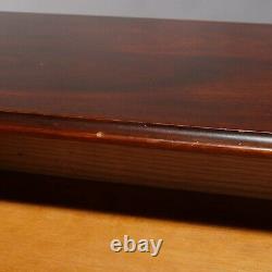 Vintage Boston Chippendale Style Mahogany Swell Bombe Chest by Baker