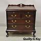 Vintage Century Furniture Mahogany Queen Anne Style Nightstand Chest of Drawers