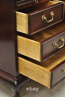 Vintage Century Furniture Mahogany Queen Anne Style Nightstand Chest of Drawers