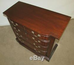Vintage Drexel Wallace Nutting Mahogany Bachelors Chest, Oversize Nightstand