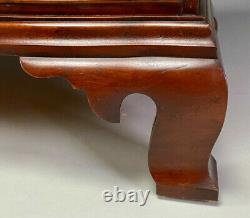 Vintage Eldred Wheeler mahogany oxbow chest of drawers dresser museum copy 20thc