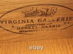 Vintage Henkel Harris 4 Drawer Mahogany Bachelors Chest Nightstand