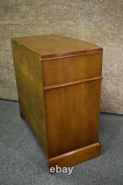 Vintage Hickory Four Drawer Serpentine Mahogany Bachelors Chest