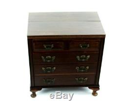 Vintage Mahogany 5 Drawer Silver Chest FREE Shipping PL4836