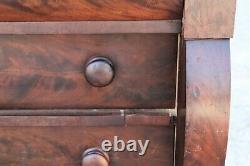 Vintage Mahogany Empire Chest of Drawers