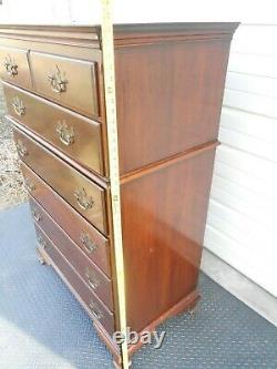 Vintage Solid Mahogany Dresser Chest Of Drawers Georgetown Galleries by Ritter