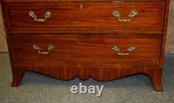 Vintage Stuart Swan Inlaid Mahogany Regency Style Four Drawer Chest of Drawers