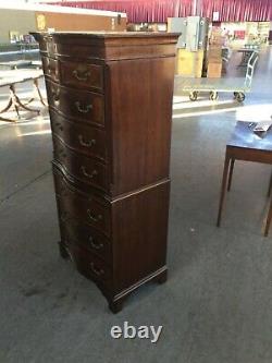Vintage Tall Dresser Chest on Chest Mahogany
