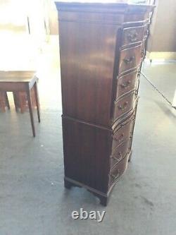 Vintage Tall Dresser Chest on Chest Mahogany