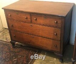Vintage Traditional Mahogany Chest of Drawers 4 Drawer Dresser