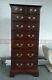 Vintage style Henkel Harris Chippendale Lingerie chest solid mahogany 7drawer