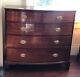 WRG5009 Duncan Phyfe Mahogany and Pine Inlaid Wood Chest of Drawers Dresser with