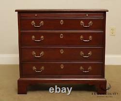 White Fine Furniture Chippendale Style Mahogany Bachelors Chest of Drawers